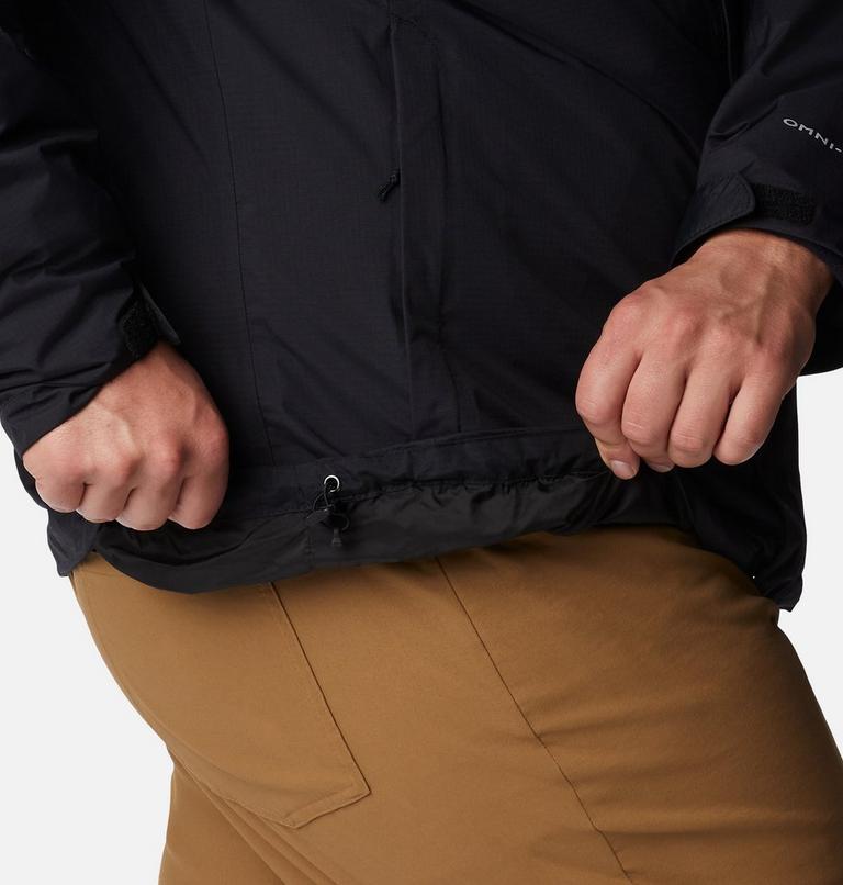 Men's Mission Air 3-in-1 Interchange Jacket - Extended Size, Color: Black, Black, image 7
