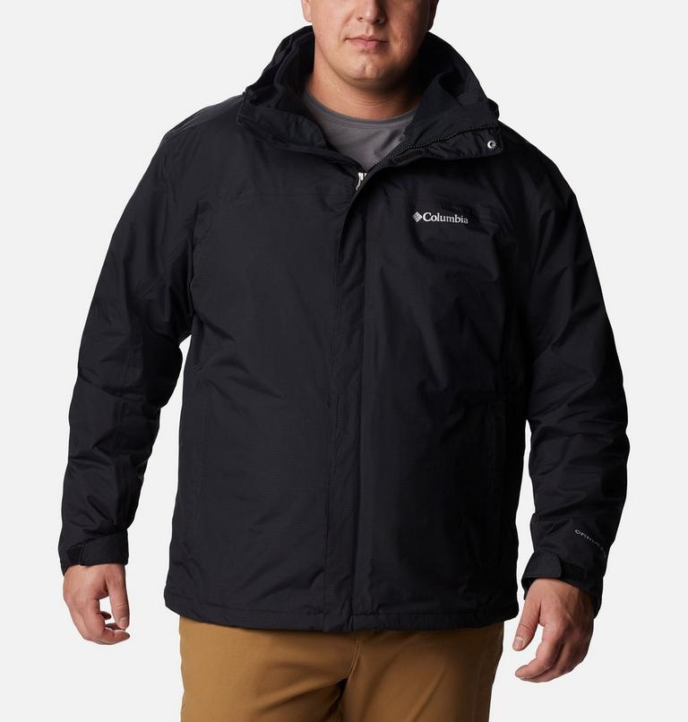 Men's Mission Air 3-in-1 Interchange Jacket - Extended Size, Color: Black, Black, image 1