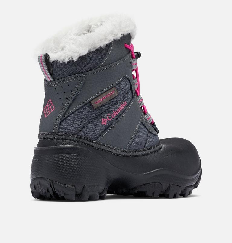 Little Kids' Rope Tow III Waterproof Boot, Color: Dark Grey, Haute Pink, image 9