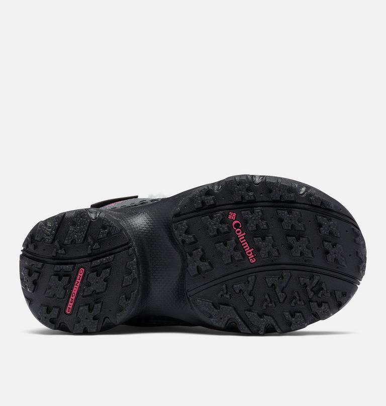 Little Kids' Rope Tow III Waterproof Boot, Color: Dark Grey, Haute Pink, image 4