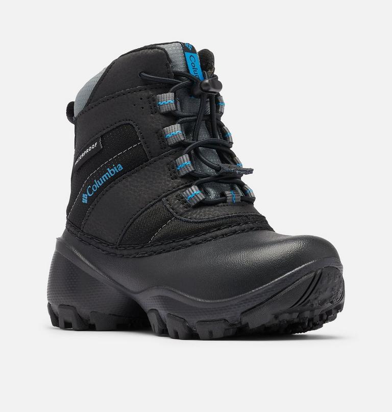 Little Kids' Rope Tow III Waterproof Boot, Color: Black, Dark Compass, image 2