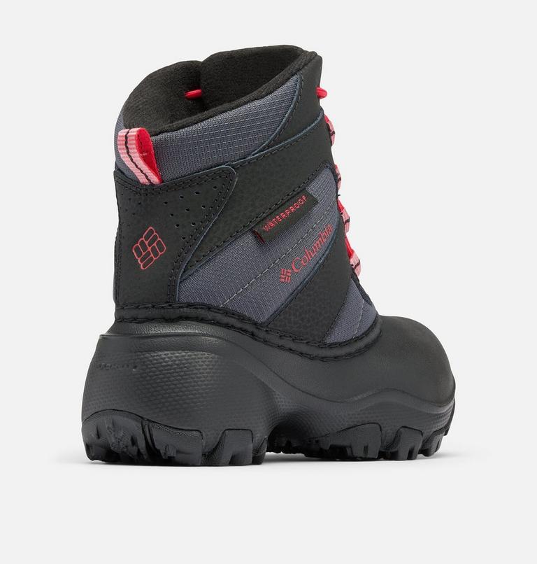 Little Kids' Rope Tow III Waterproof Boot, Color: Dark Grey, Mountain Red, image 10