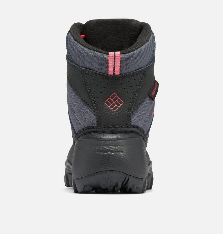 Little Kids' Rope Tow III Waterproof Boot, Color: Dark Grey, Mountain Red, image 2