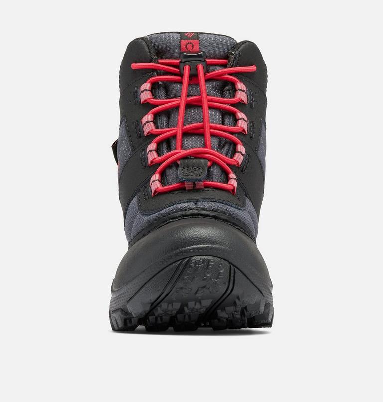 Little Kids' Rope Tow III Waterproof Boot, Color: Dark Grey, Mountain Red, image 9