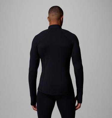Men’s Omni-Heat Midweight Half Zip Baselayer, Color: Black, image 3