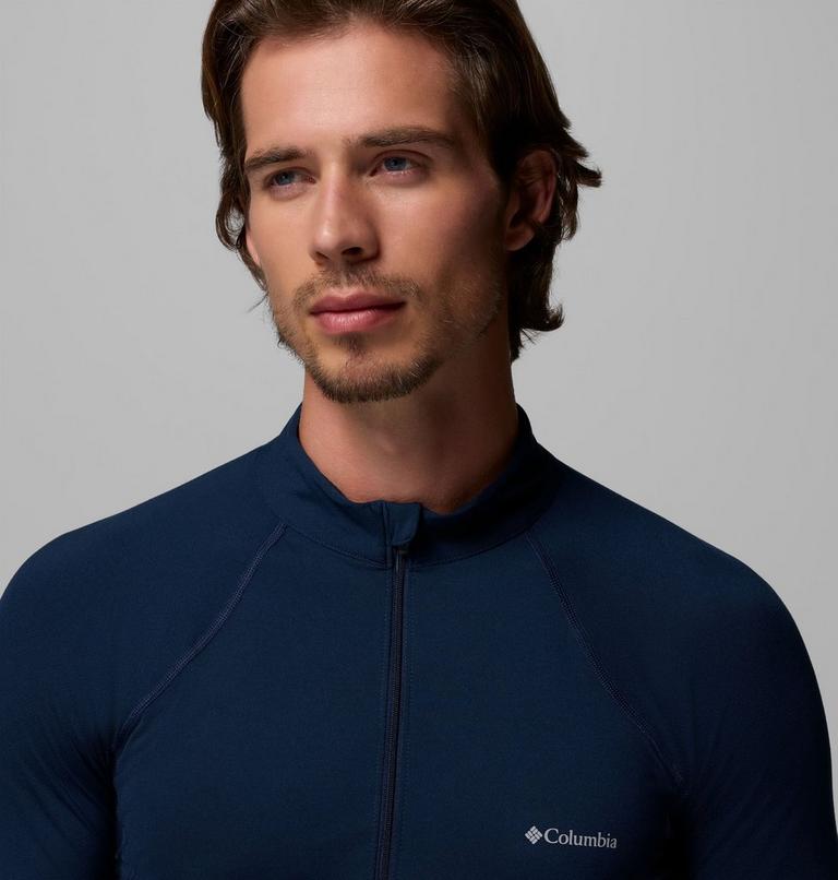 Men’s Omni-Heat Midweight Baselayer Half Zip, Color: Collegiate Navy, image 5
