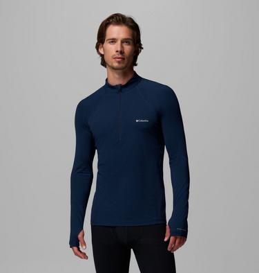 Camiseta con media cremallera Midweight para hombre, Color: Collegiate Navy, image 3