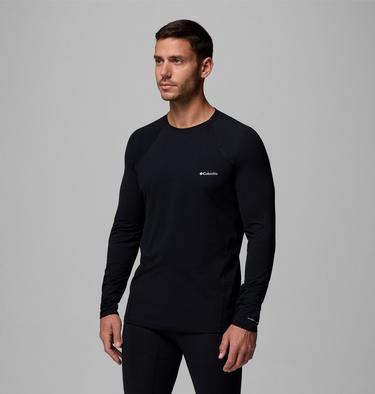 Men’s Omni-Heat Midweight Baselayer Crew, Color: Black, image 3