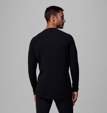 Midweight Stretch Long Sleeve Top, Color: Black, image 2