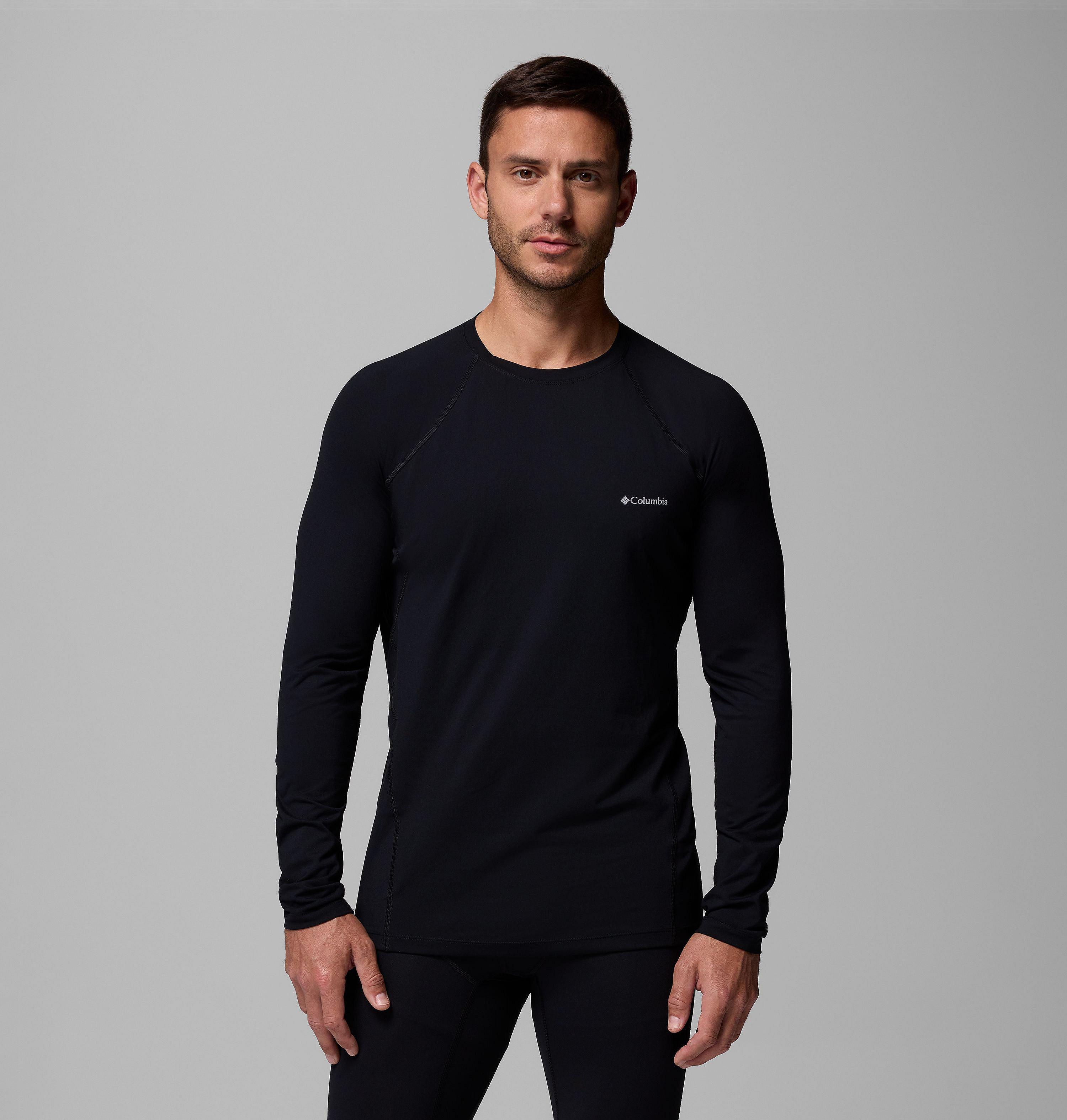 Columbia Sportswear Men's Black Columbia - ’S Omni-Heat™ Midweight Baselayer Crew - Xxl