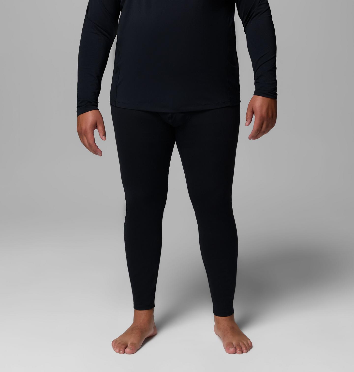 Мужские термолеггинсы Columbia Omni-Heat Midweight, большой размер, цвет: Чёрный — фото 1
