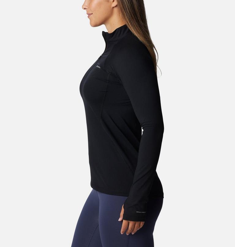 Midweight Stretch Long Sleeve Half Zip | 011 | M, Color: Black, image 3