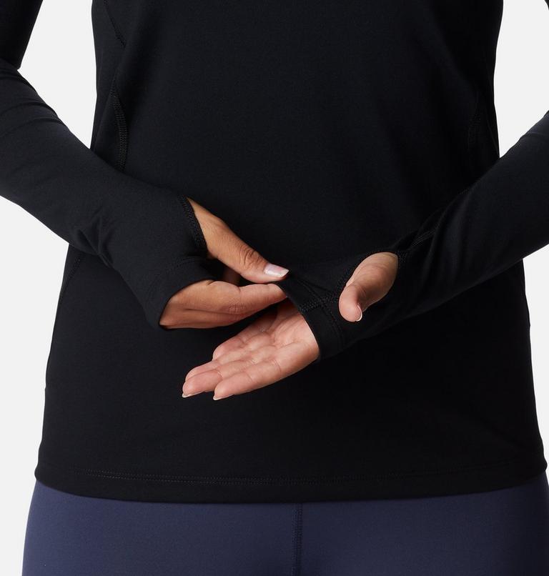 Midweight Stretch Long Sleeve Half Zip | 011 | M, Color: Black, image 5