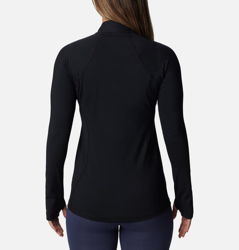 Midweight Stretch Long Sleeve Half Zip | 011 | M, Color: Black, image 2