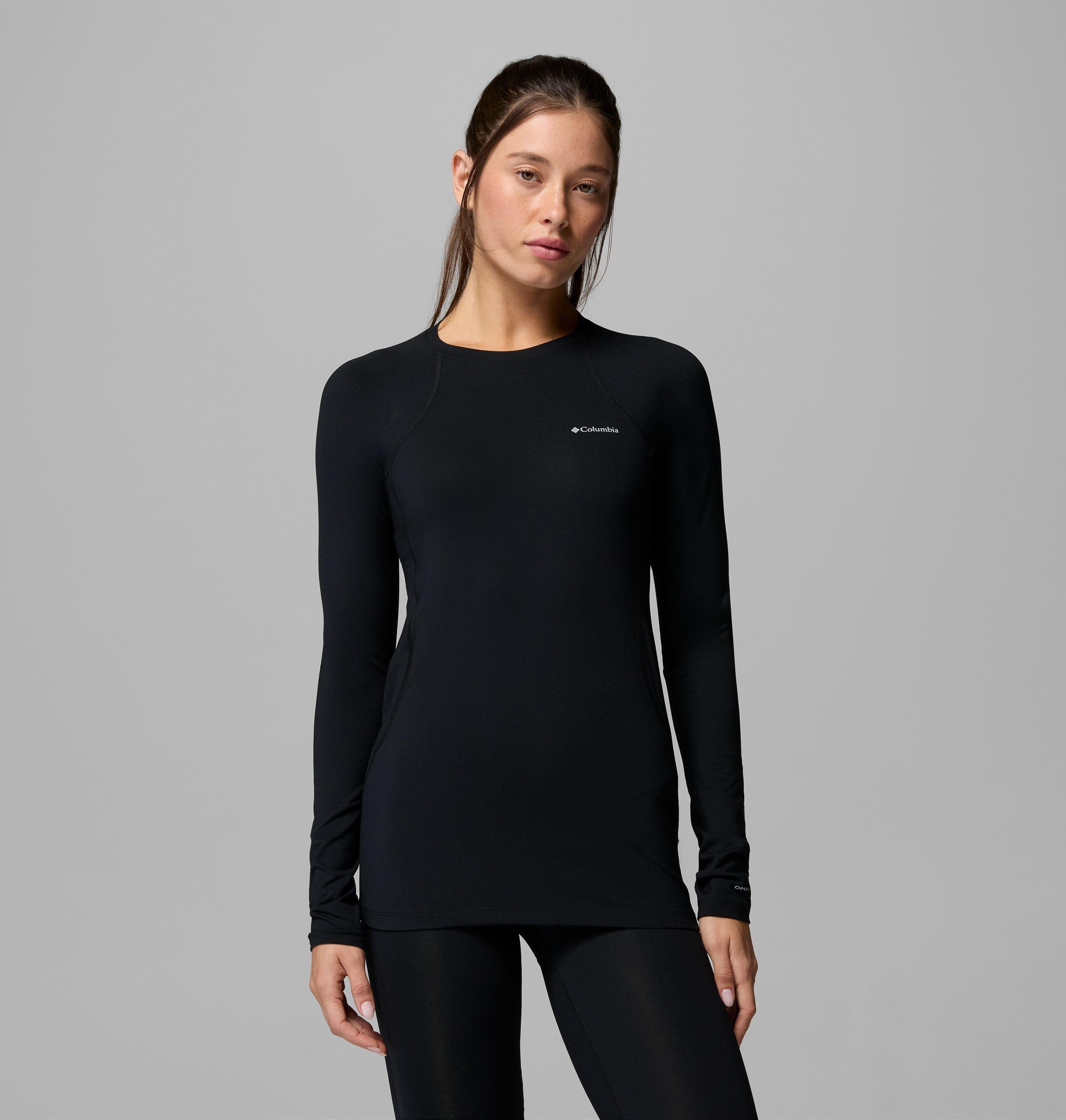 Columbia Sportswear Women's Black Columbia - ’S Omni-Heat™ Midweight Baselayer Crew - Large