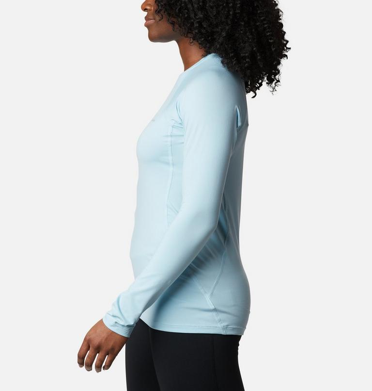 Women’s Omni-Heat Midweight Baselayer Crew, Color: Sky Blue, image 3