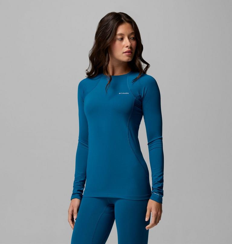 Women&rsquo;s Omni-Heat Midweight Baselayer Crew, Color: Phoenix Blue, image 4
