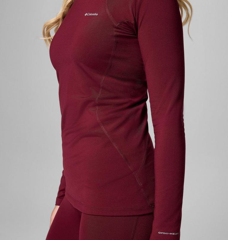 Camiseta de manga larga Midweight para mujer, Color: Rich Wine, image 7