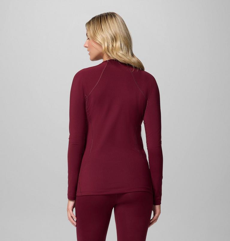 Camiseta de manga larga Midweight para mujer, Color: Rich Wine, image 3