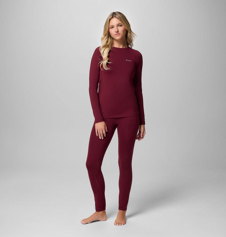 Camiseta de manga larga Midweight para mujer, Color: Rich Wine, image 2