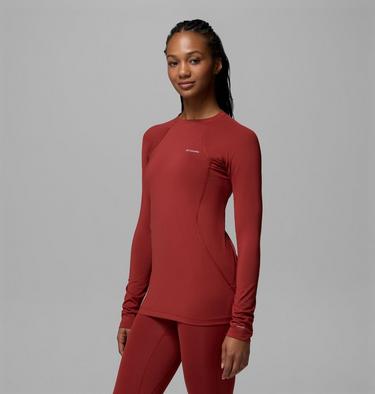 Women&rsquo;s Omni-Heat Midweight Baselayer Crew, Color: Red Oxide, image 4
