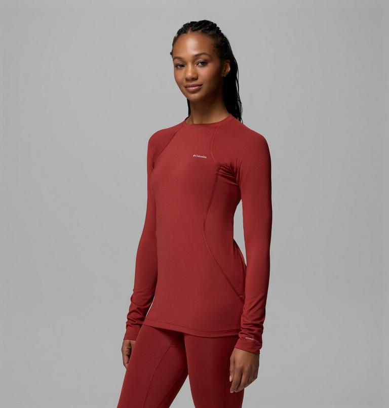 Midweight Stretch Long Sleeve Top, Color: Red Oxide, image 4