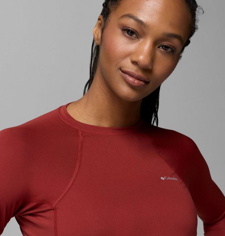 Midweight Stretch Long Sleeve Top, Color: Red Oxide, image 5