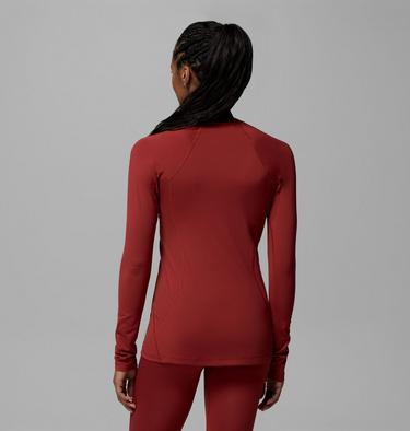 Women&rsquo;s Omni-Heat Midweight Baselayer Crew, Color: Red Oxide, image 3