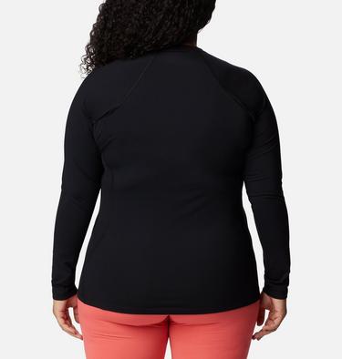 Women’s Omni-Heat Midweight Baselayer Crew - Plus Size, Color: Black, image 6