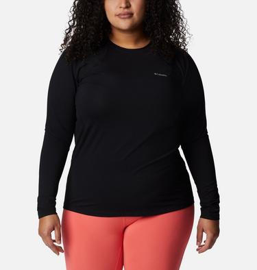 Women’s Omni-Heat Midweight Baselayer Crew - Plus Size, Color: Black, image 5