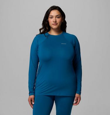 Women&rsquo;s Omni-Heat Midweight Baselayer Crew - Plus Size, Color: Phoenix Blue, image 3