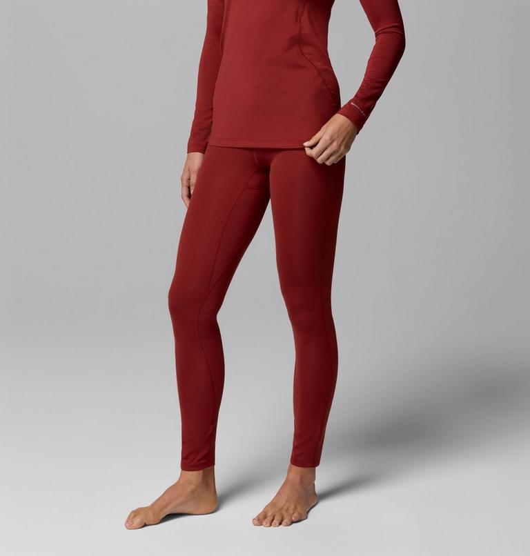 Women's Omni-Heat Midweight Baselayer Tights, Color: Red Oxide, image 4