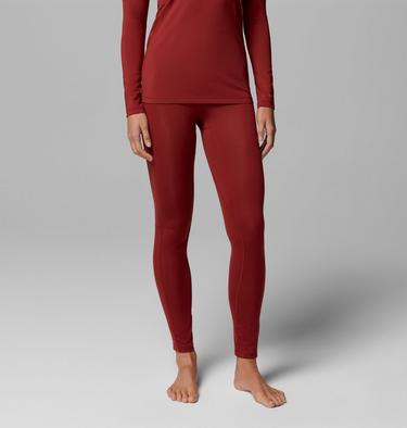Women's Omni-Heat Midweight Baselayer Tights, Color: Red Oxide, image 1