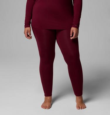 Women's Omni-Heat Midweight Baselayer Tights - Plus Size, Color: Rich Wine, image 1