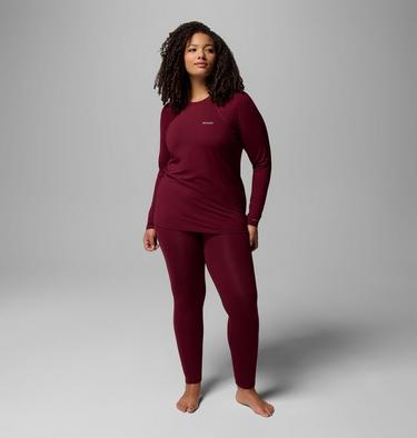 Women's Omni-Heat Midweight Baselayer Tights - Plus Size, Color: Rich Wine, image 2