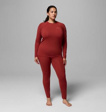 Women's Omni-Heat Midweight Baselayer Tights - Plus Size, Color: Red Oxide, image 4