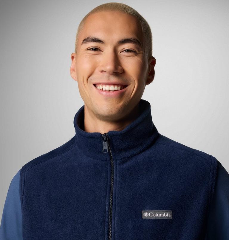 Men's Steens Mountain Fleece Gilet, Color: Collegiate Navy, image 6