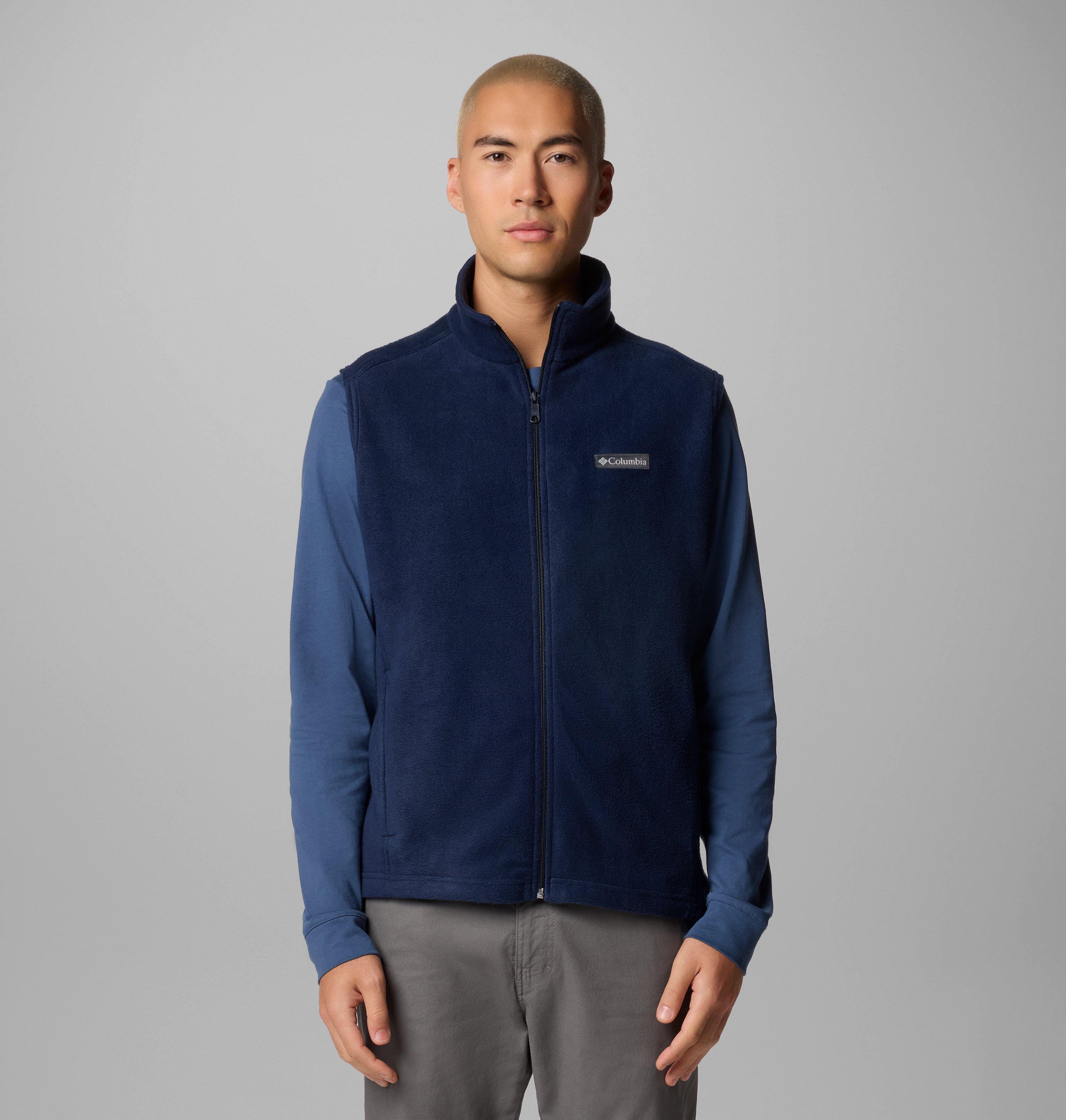 Columbia Sportswear Men's Blue Columbia - Steens Mountain™ Fleece Gilet - Collegiate Navy Small