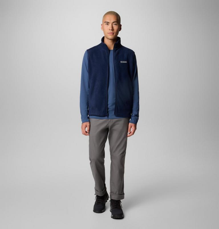 Men's Steens Mountain Fleece Gilet, Color: Collegiate Navy, image 2