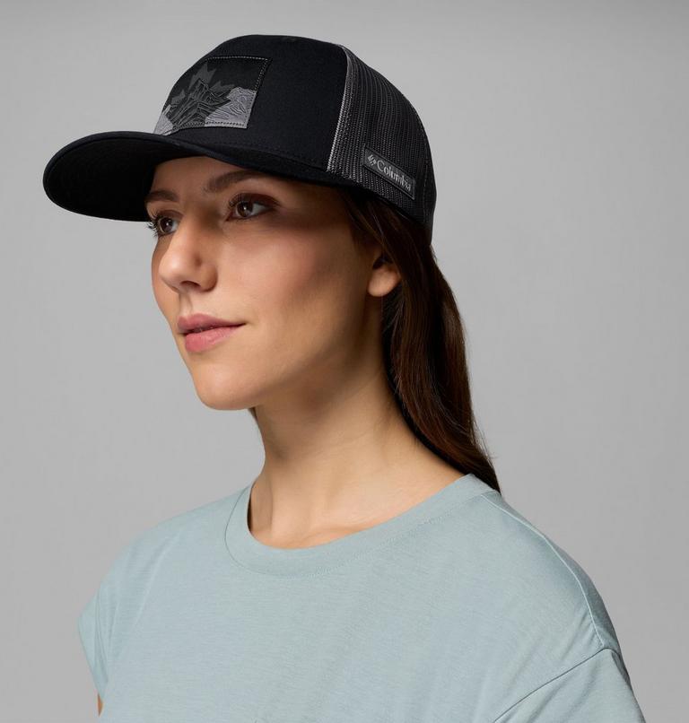Unisex Columbia Mesh Snap Back Hat, Color: Black Canadian Rockies, image 5