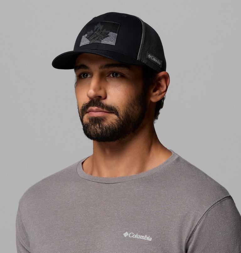 Unisex Columbia Mesh Snap Back Hat, Color: Black Canadian Rockies, image 3