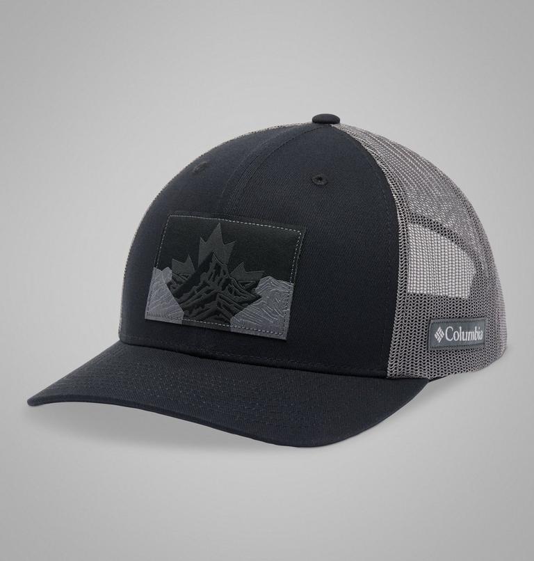 Unisex Columbia Mesh Snap Back Hat, Color: Black Canadian Rockies, image 1