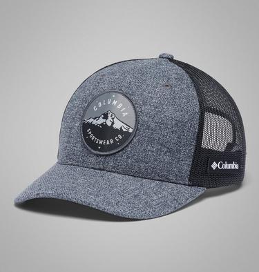 Columbia Mesh Snap Back, Color: Grill Heather Mt Hood Circle Patch, image 1