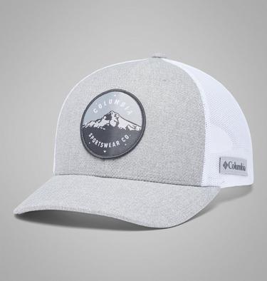 Unisex Columbia Mesh Snap Back Hat, Color: Columbia Grey Hthr Mt Hood Circle Patch, image 17