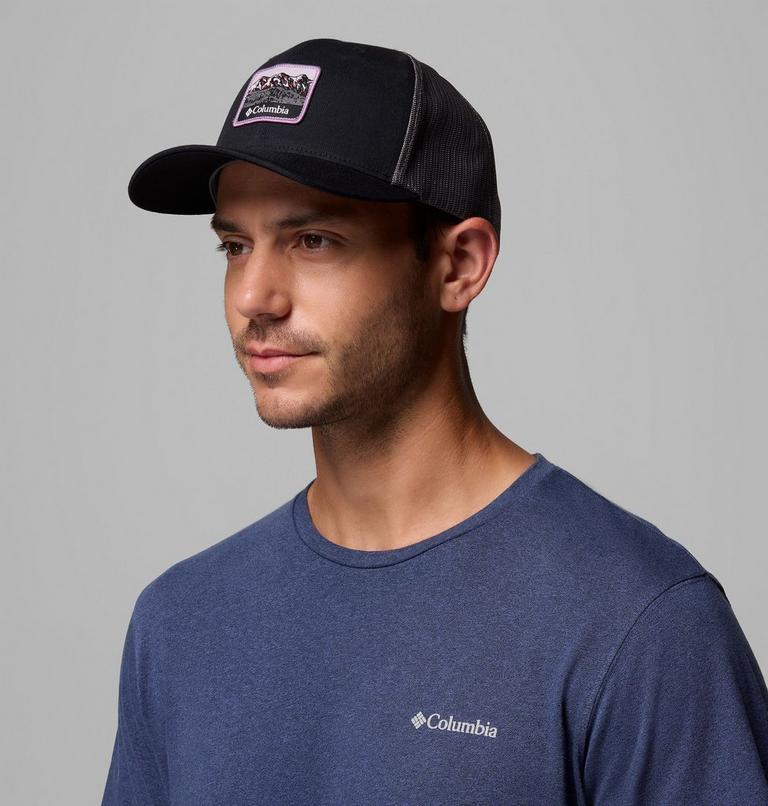 Unisex Columbia Mesh Snap Back Hat, Color: Black, Sisters, image 3