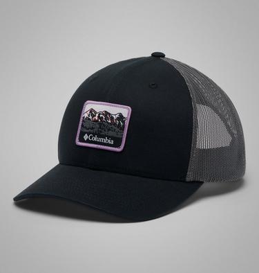 Unisex Columbia Mesh Snap Back Hat, Color: Black, Sisters, image 1