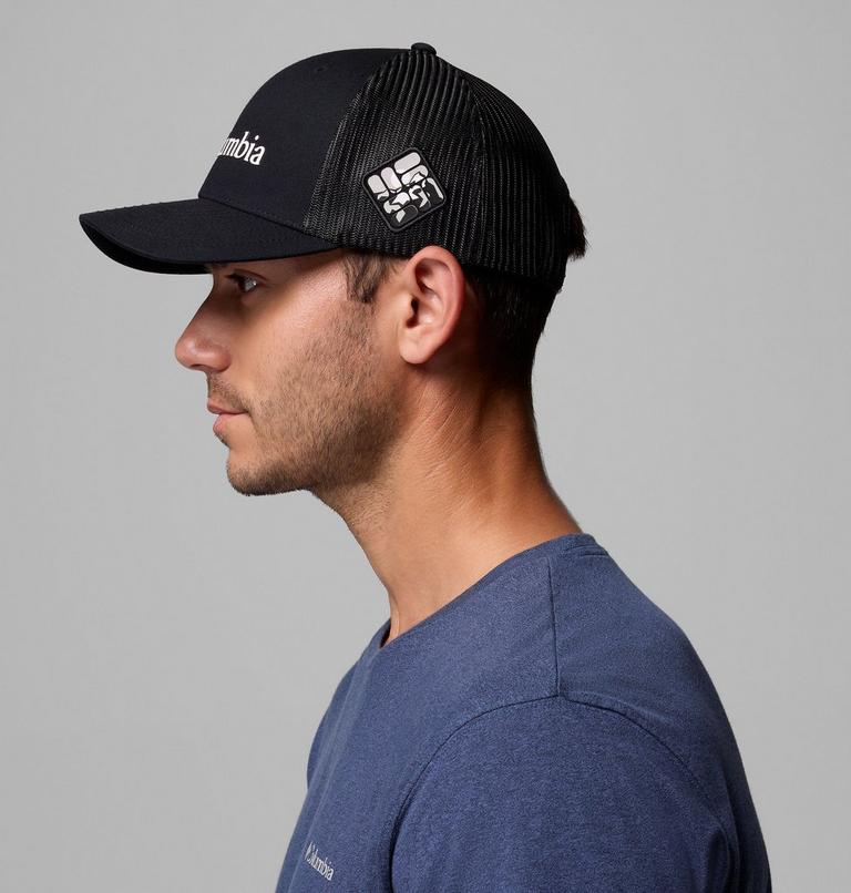Unisex Columbia Mesh Snap Back Hat, Color: Black, image 5