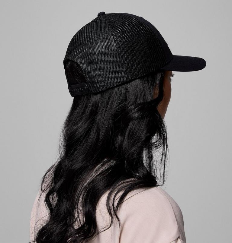 Unisex Columbia Mesh Snap Back Hat, Color: Black, image 7