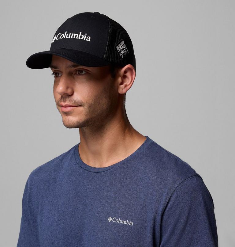Unisex Columbia Mesh Snap Back Hat, Color: Black, image 3