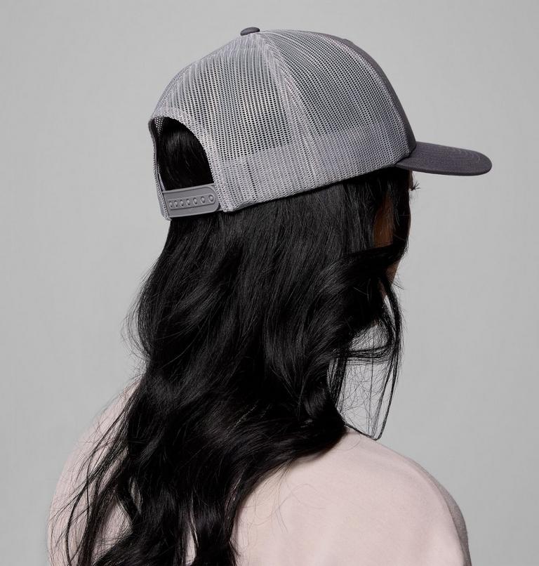 Unisex Columbia Mesh Snap Back Hat, Color: City Grey, Get Hiked, image 6